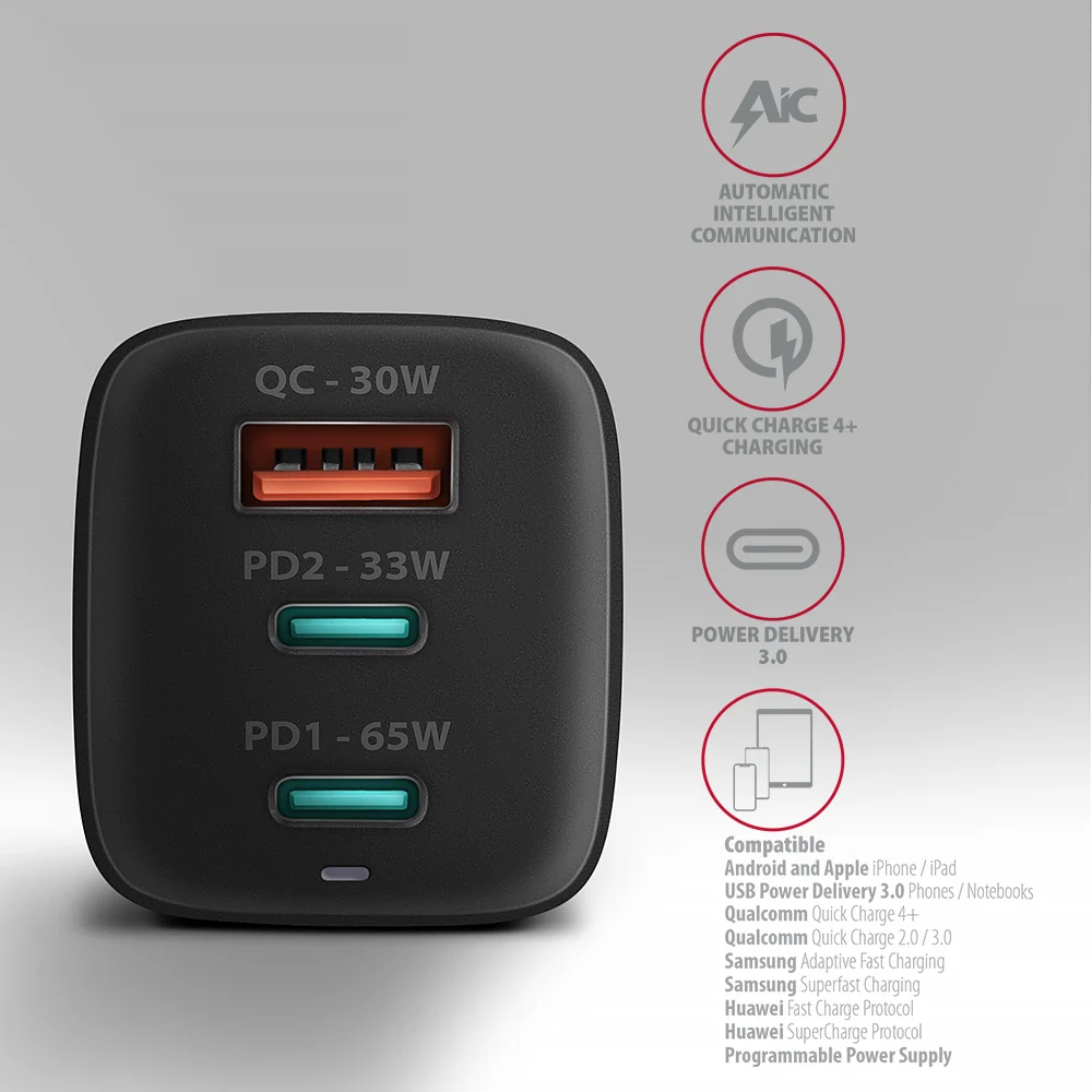 Adaptateur Axagon 65 W - photo 3